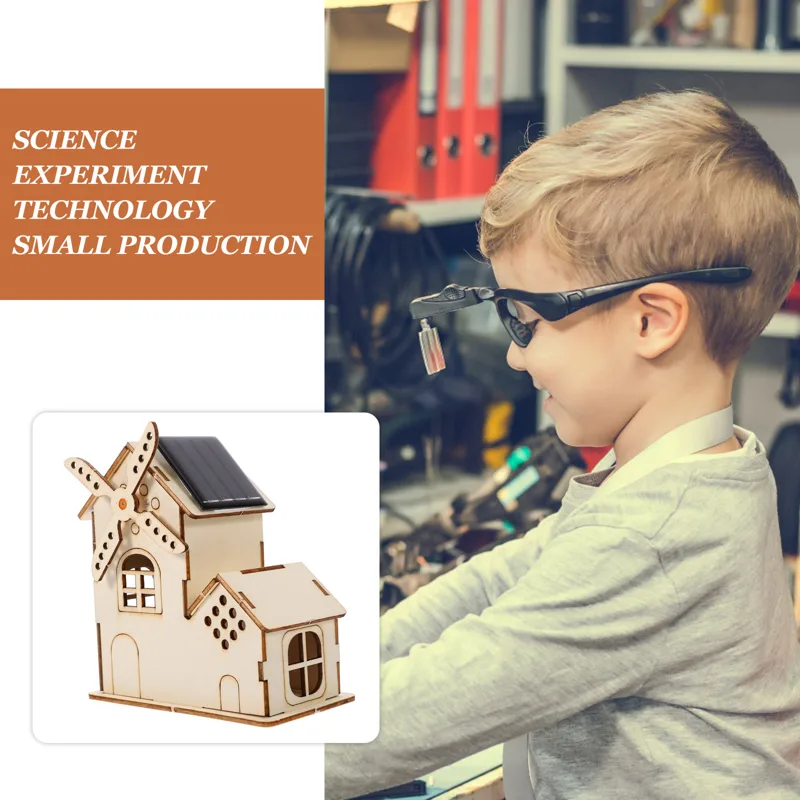 1Set DIY Solar Windmill Assemb - Science Project Diy recension och pris
