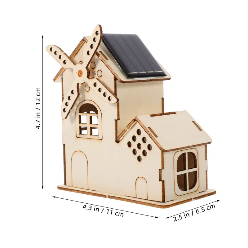 1Set DIY Solar Windmill Assemb - Science Project Diy recension och pris