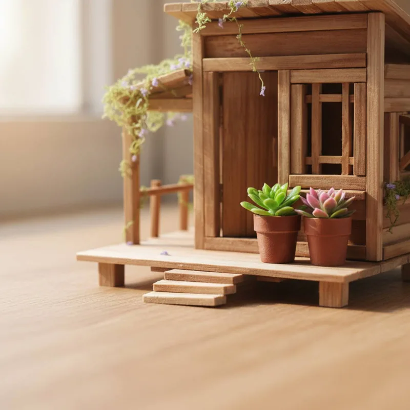 DIY Bamboo House Kit Relaxing  - Science Hobby Kit recension och pris