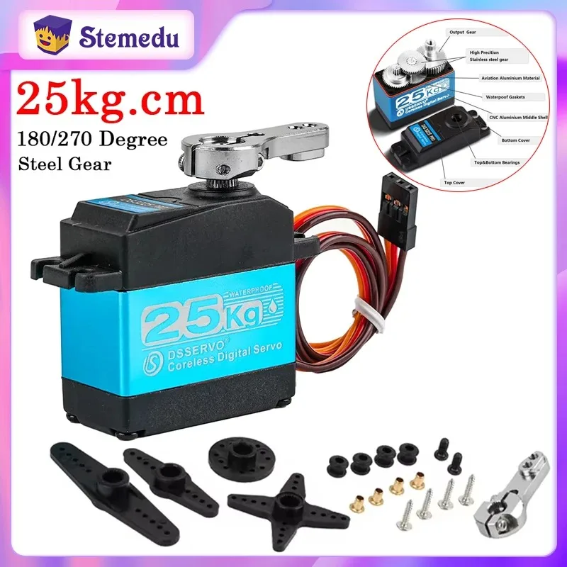 DS3225 Pro 25kg Coreless Digit - Robot Arm Motor recension och pris