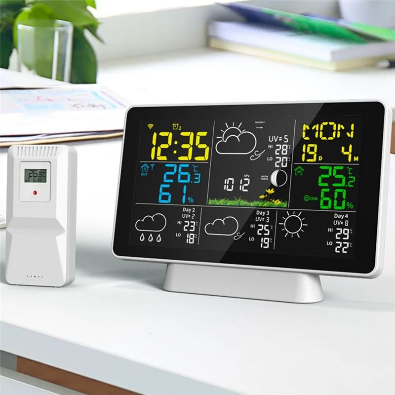 AEE8-LCD Weather Station Wirel - Weather Station Indoor recension och pris