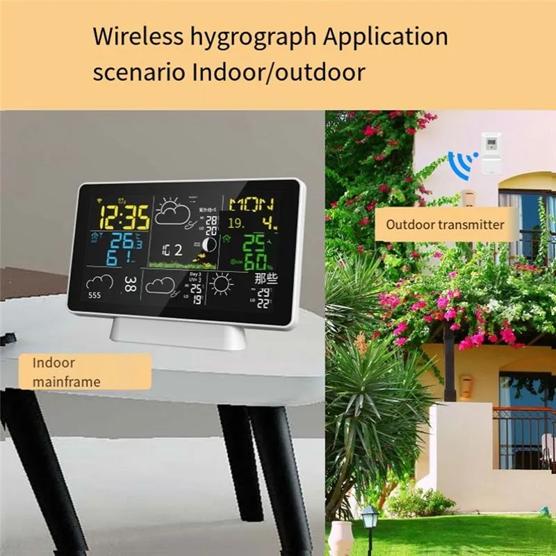 AEE8-LCD Weather Station Wirel - Weather Station Indoor recension och pris