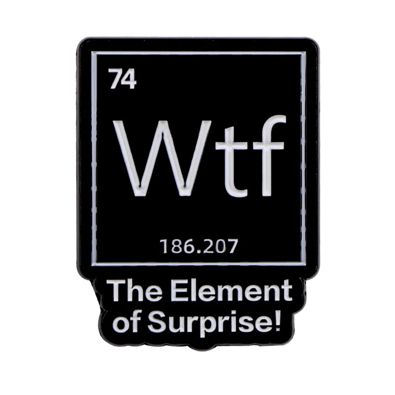 Chemical Element 74 Enamel Pin - Science Bob recension och pris
