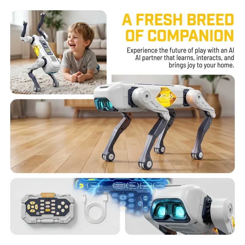 AI Smart Robot Dog, Voice & AP - Science Robotics recension och pris