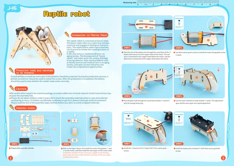 DIY Spider Robot STEM Toys Tec - Science Project Robot recension och pris