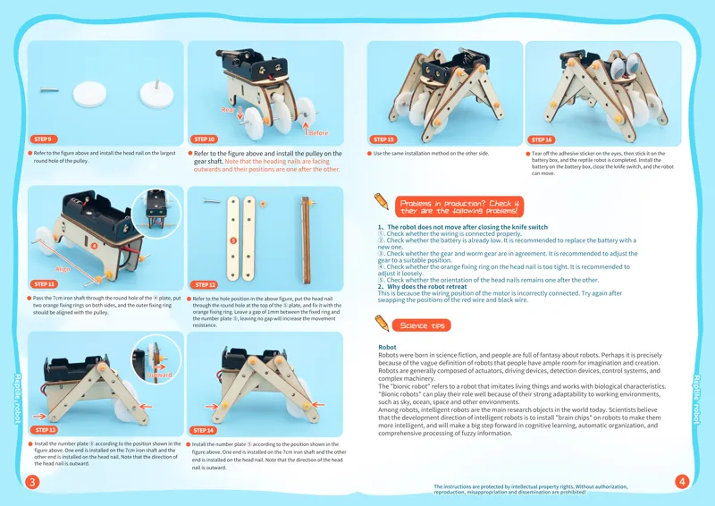 DIY Spider Robot STEM Toys Tec - Science Project Robot recension och pris