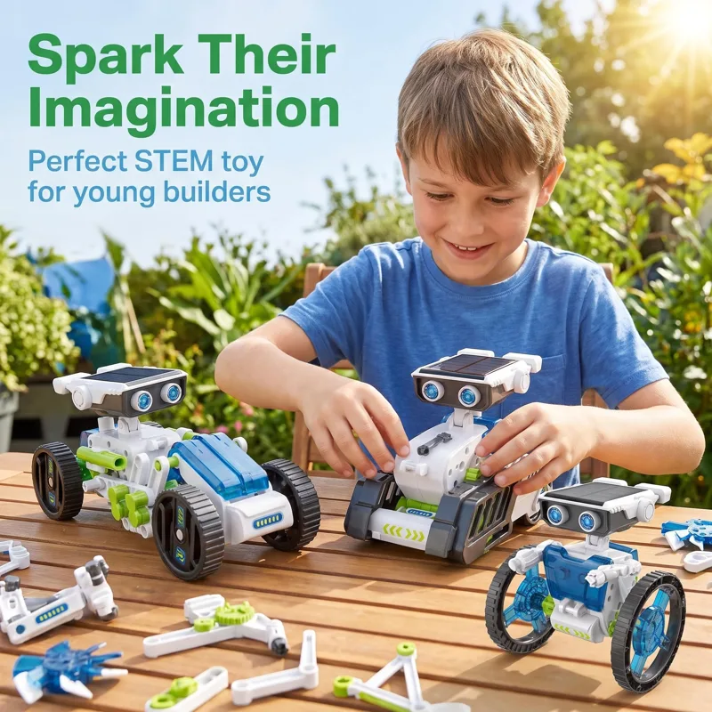 12-in-1 Solar Robot Educationa - Science Project Robot recension och pris