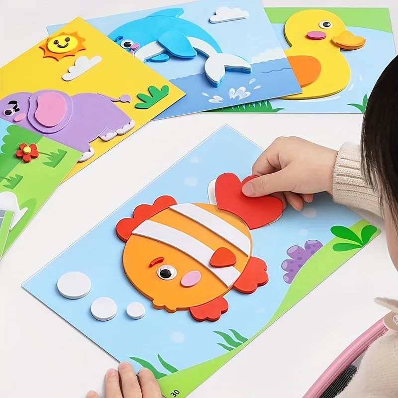 3D Stickers for Kids, Disposab - Science Project Diy recension och pris