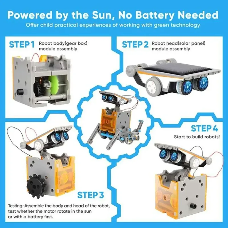 13 in 1 Solar Powered Robot Sc - Science Robotics recension och pris