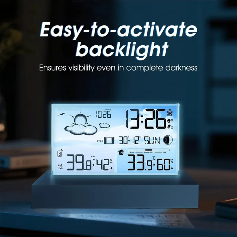 NEW HOT In Stock-Digital Weath - Weather Station Indoor recension och pris