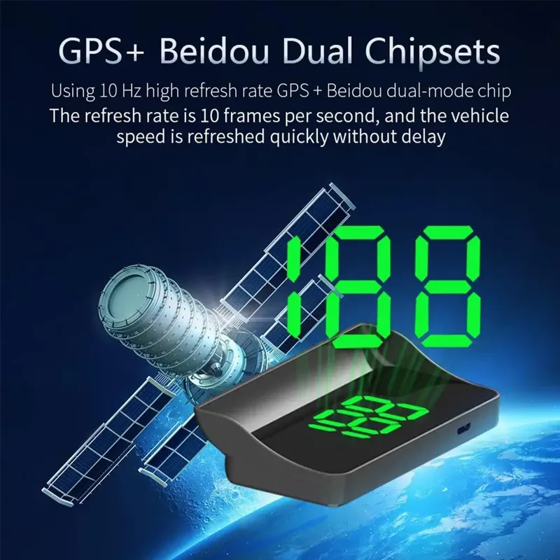 HD M2 Head Up Display GPS Digi - Anemometer Wind Speed recension och pris