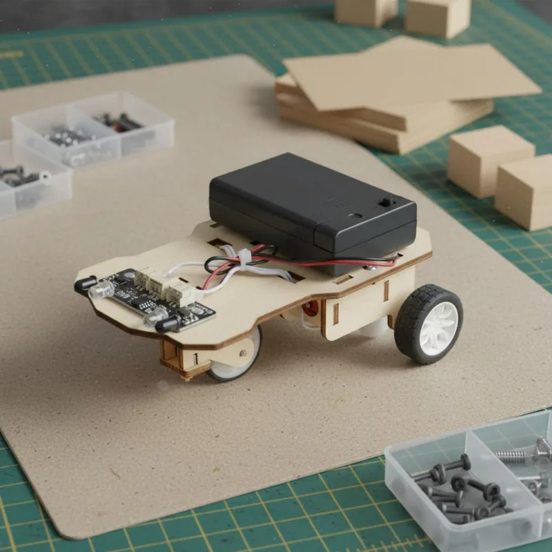 Wooden Intelligent Vehicle Kit - Science Robotics recension och pris