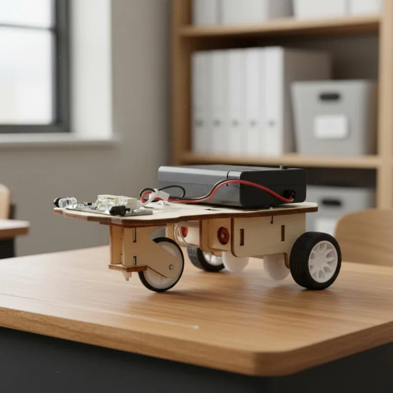 Wooden Intelligent Vehicle Kit - Science Robotics recension och pris