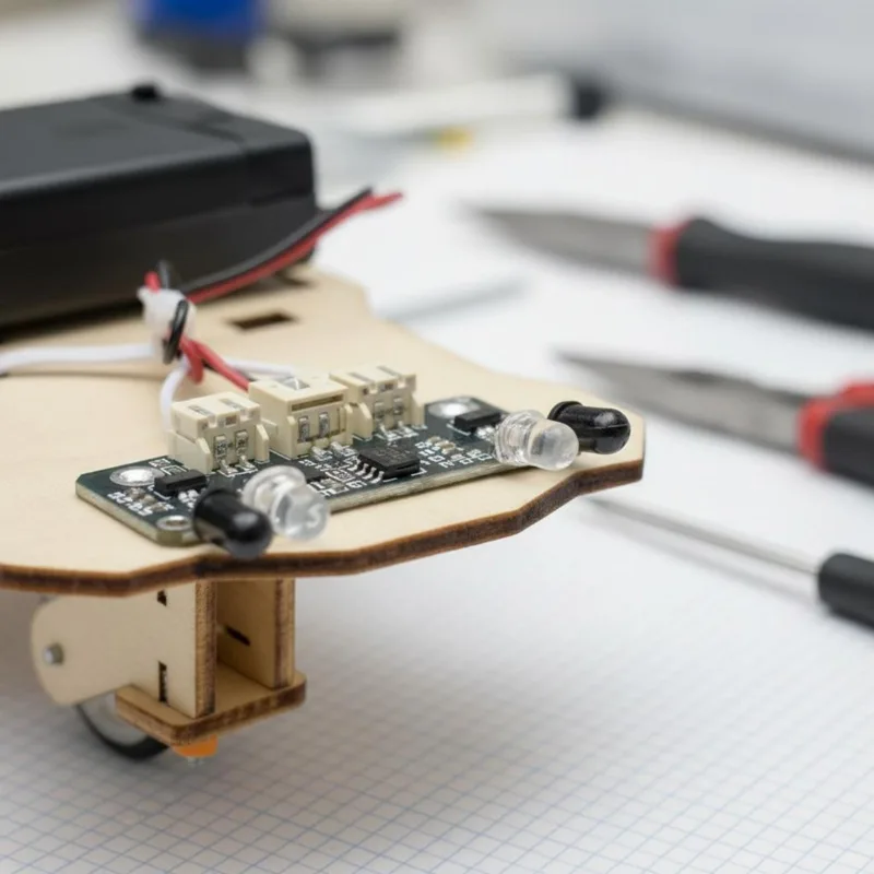 Wooden Intelligent Vehicle Kit - Science Robotics recension och pris