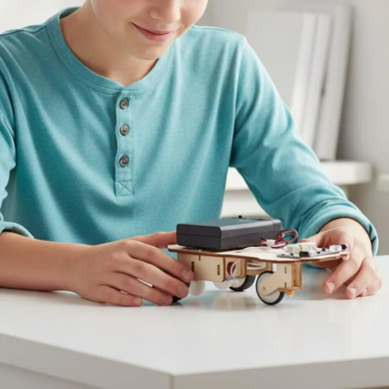 Wooden Intelligent Vehicle Kit - Science Robotics recension och pris